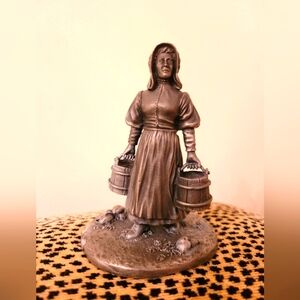 The Franklin Mint Figurine . The Homesteader.1972. Fine Pewter.
